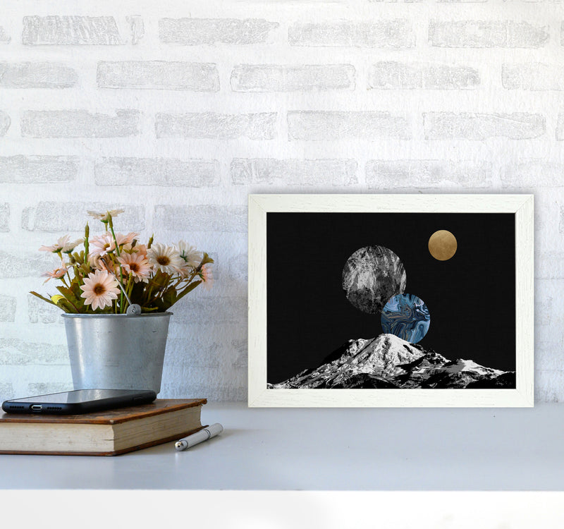 Space II Print By Orara Studio A4 Oak Frame
