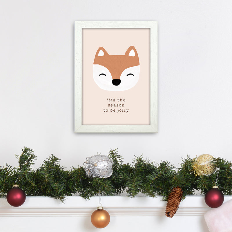Tis The Season To Be Jolly Christmas Art Print by Orara Studio A4 Oak Frame