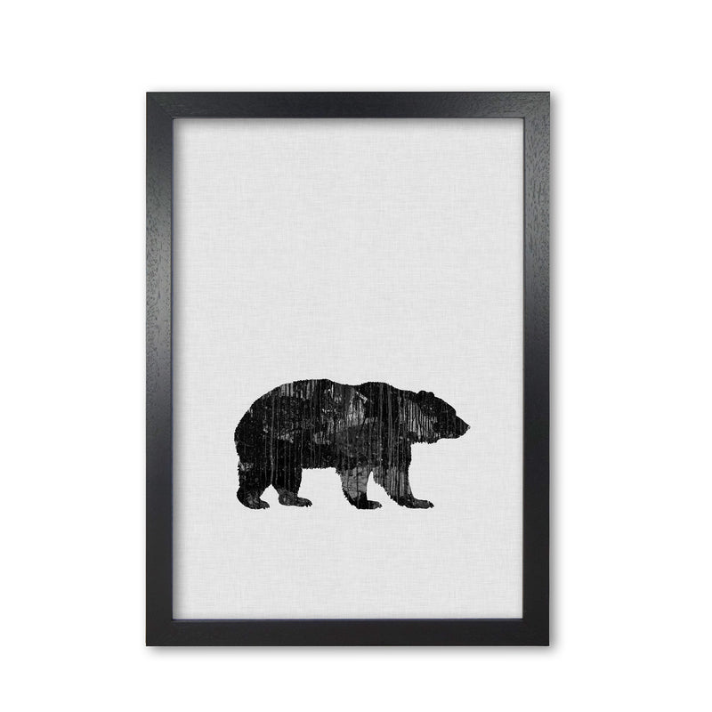 Bear Animal Art Print By Orara Studio Animal Art Print Black Grain