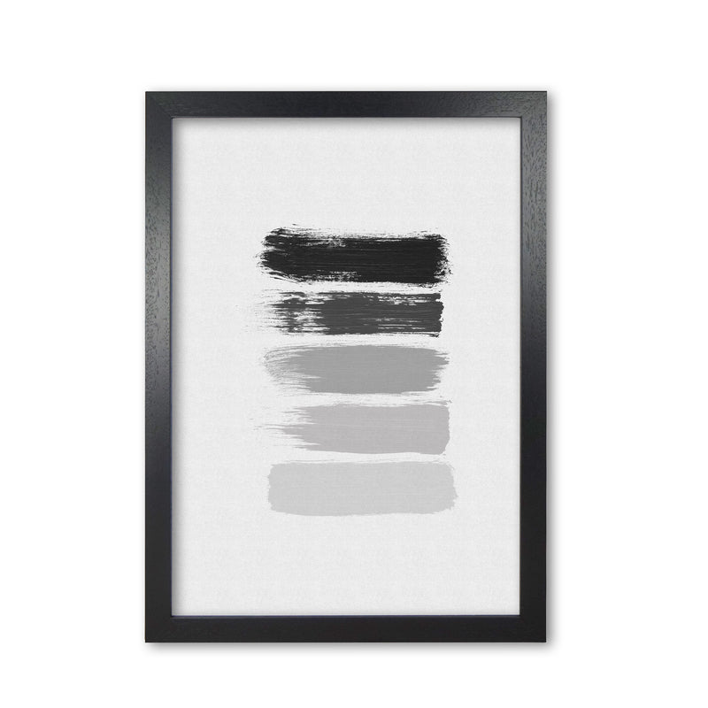 Black And White Stripes Print By Orara Studio Black Grain