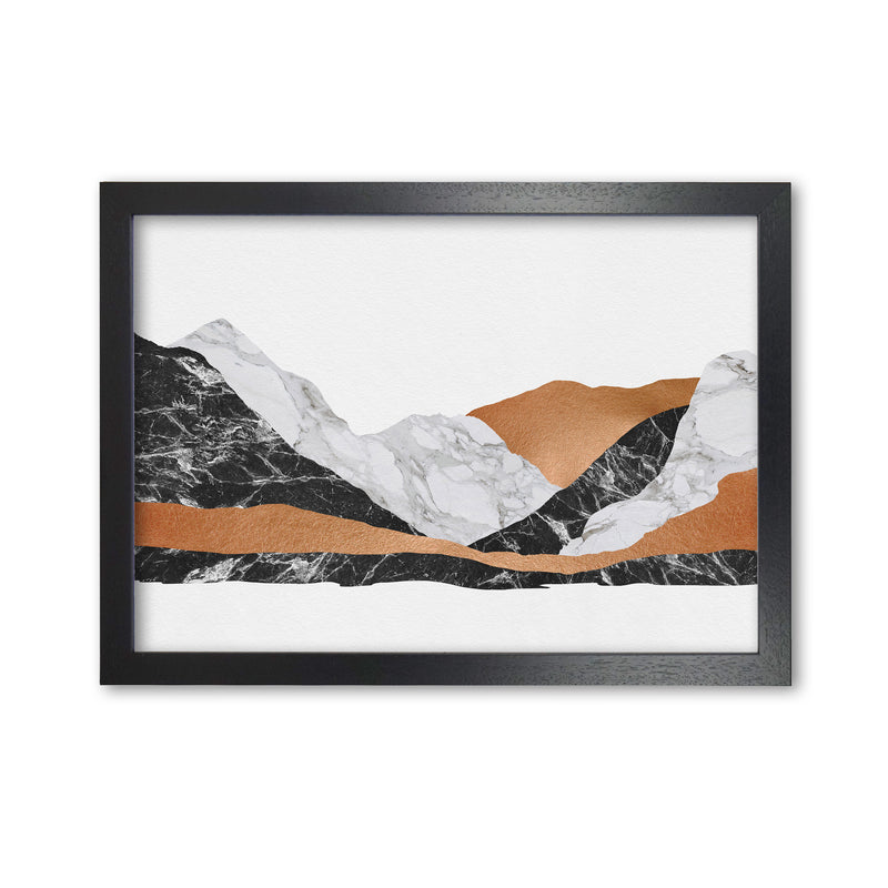 Marble Landscape I Print By Orara Studio, Framed Botanical & Nature Art Print Black Grain