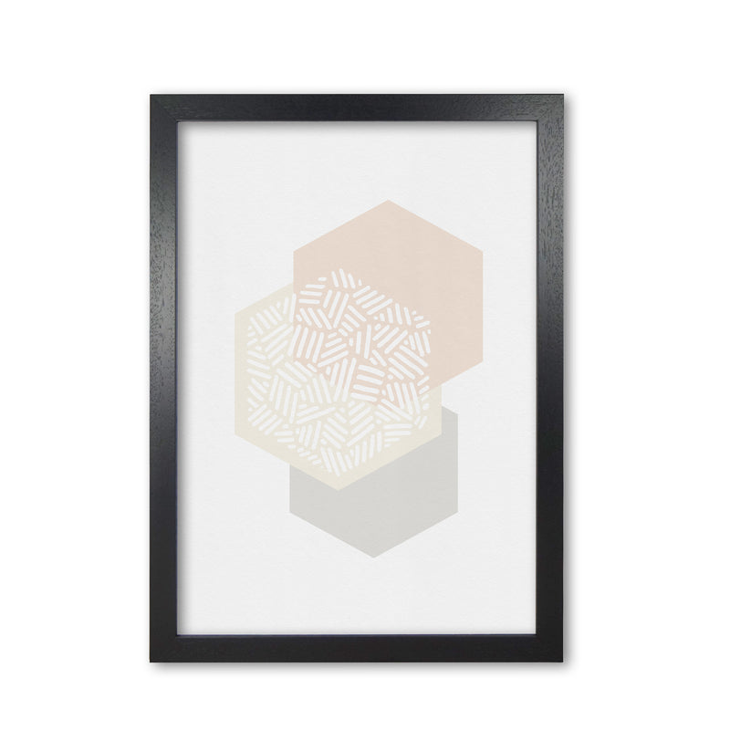 Minimalist Geometric I Print By Orara Studio Black Grain