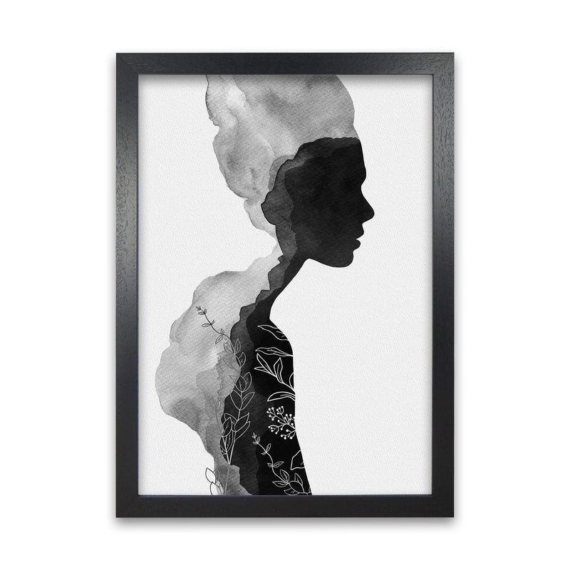 Her Art Print by Orara Studio A1 Black Frame