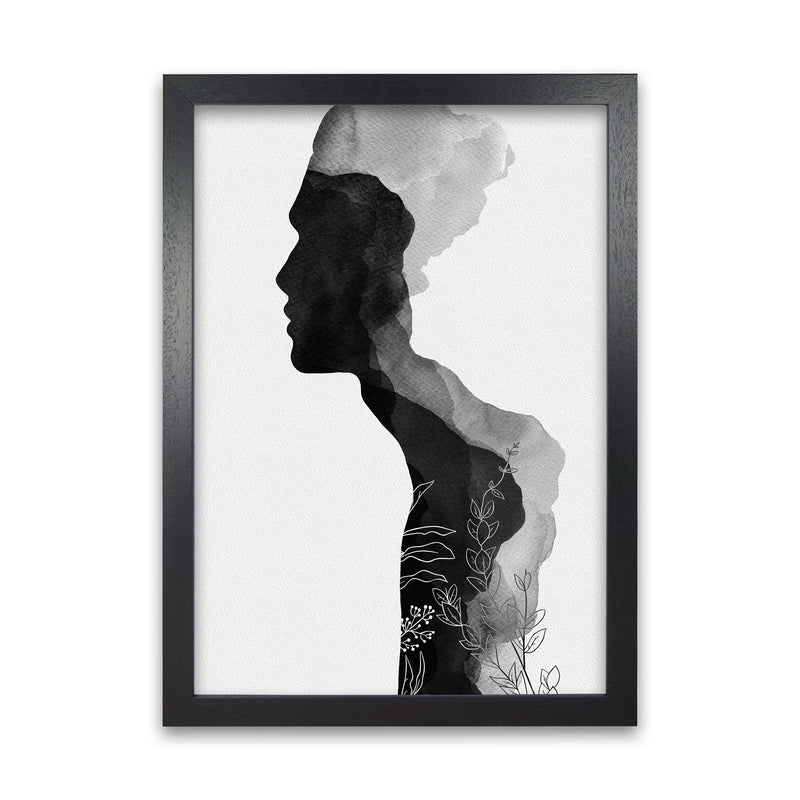 Him Art Print by Orara Studio A2 Black Frame