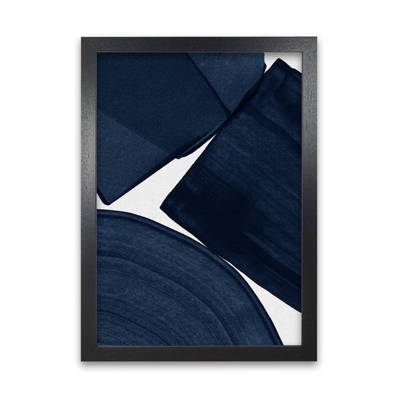 Minimalist Painting Blue II Art Print by Orara Studio A1 White Frame