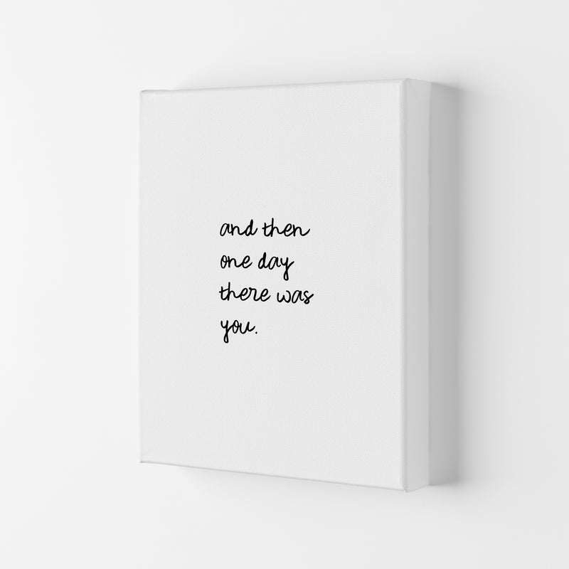 And Then One Day Couples Quote Print By Orara Studio Canvas