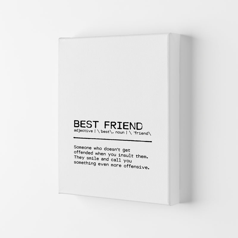 Best Friend Offend Definition Quote Print By Orara Studio Canvas