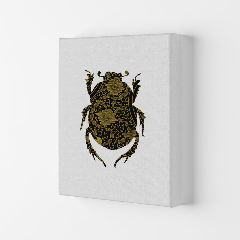 Black And Gold Beetle I Print By Orara Studio Animal Art Print Canvas