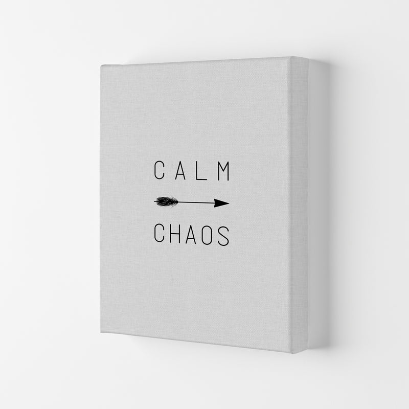 Calm Chaos Arrow Quote Print By Orara Studio Canvas