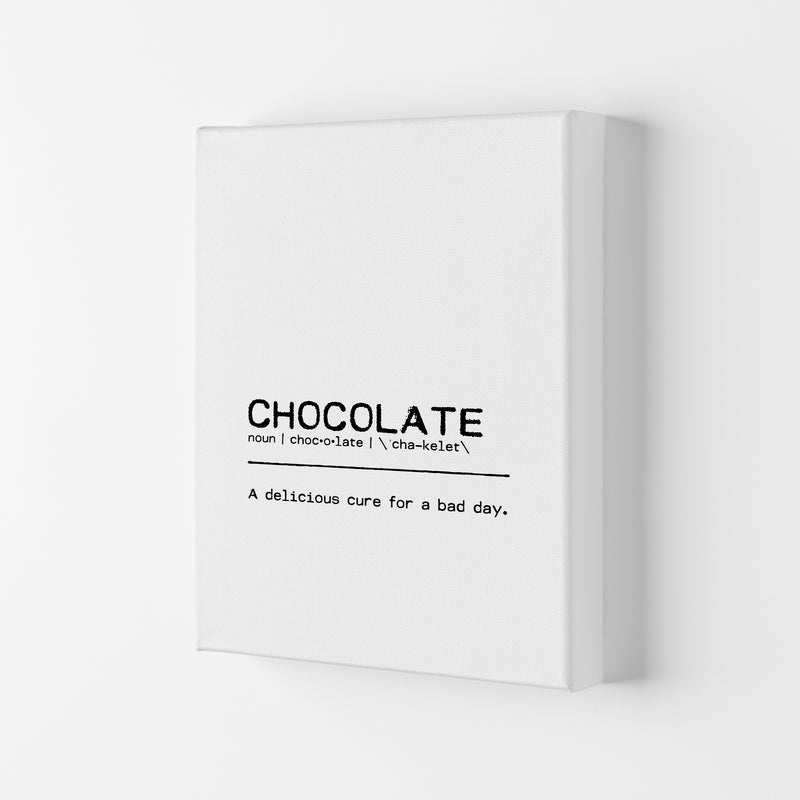 Chocolate Cure Definition Quote Print By Orara Studio Canvas