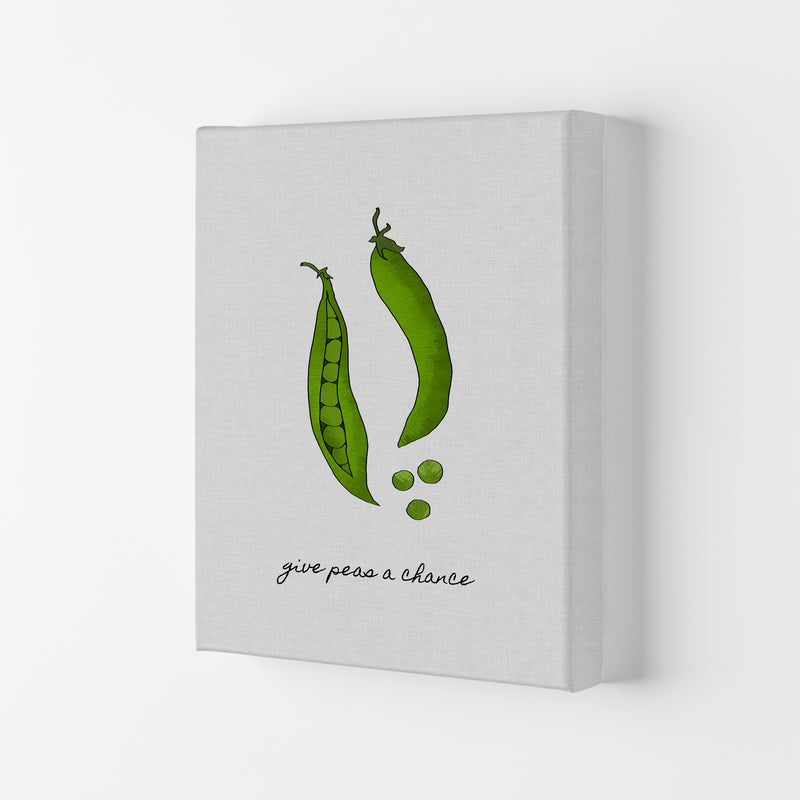 Give Peas A Chance Print By Orara Studio, Framed Kitchen Wall Art Canvas