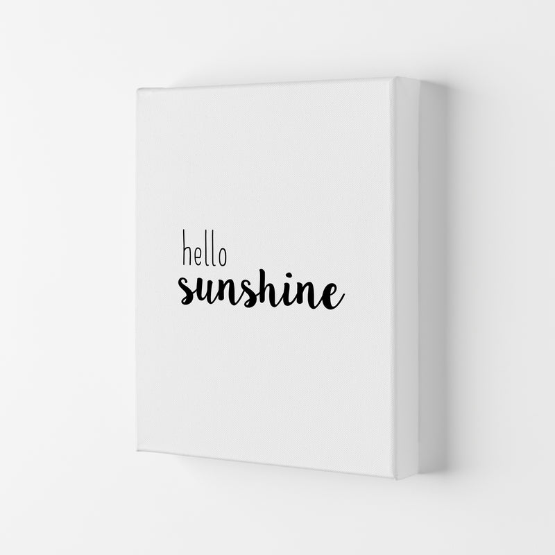 Hello Sunshine Quote Print By Orara Studio Canvas