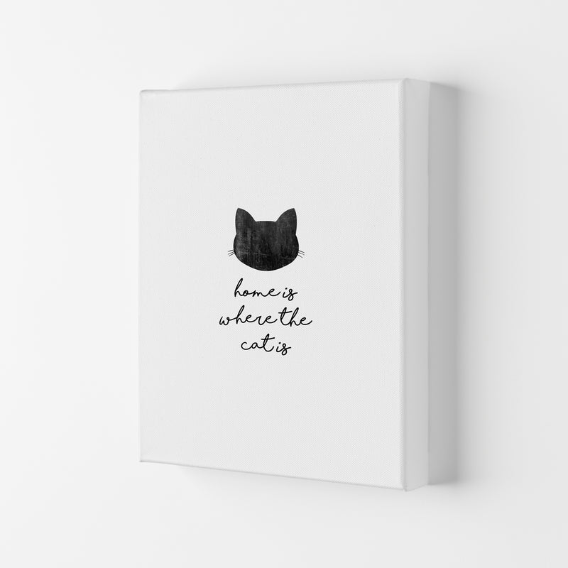 Home Is Where The Cat Is Print By Orara Studio Animal Art Print Canvas