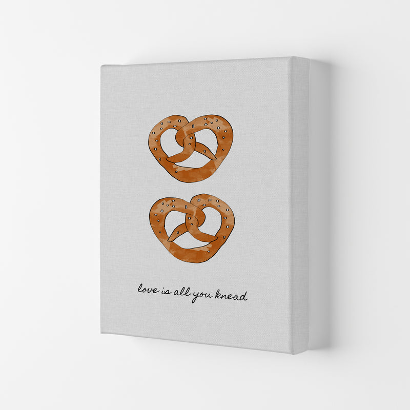 Love Is All You Knead Print By Orara Studio, Framed Kitchen Wall Art Canvas