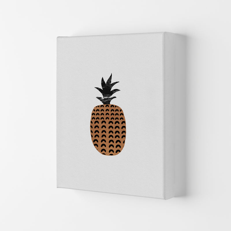 Pineapple Fruit Illustration Print By Orara Studio, Framed Kitchen Wall Art Canvas