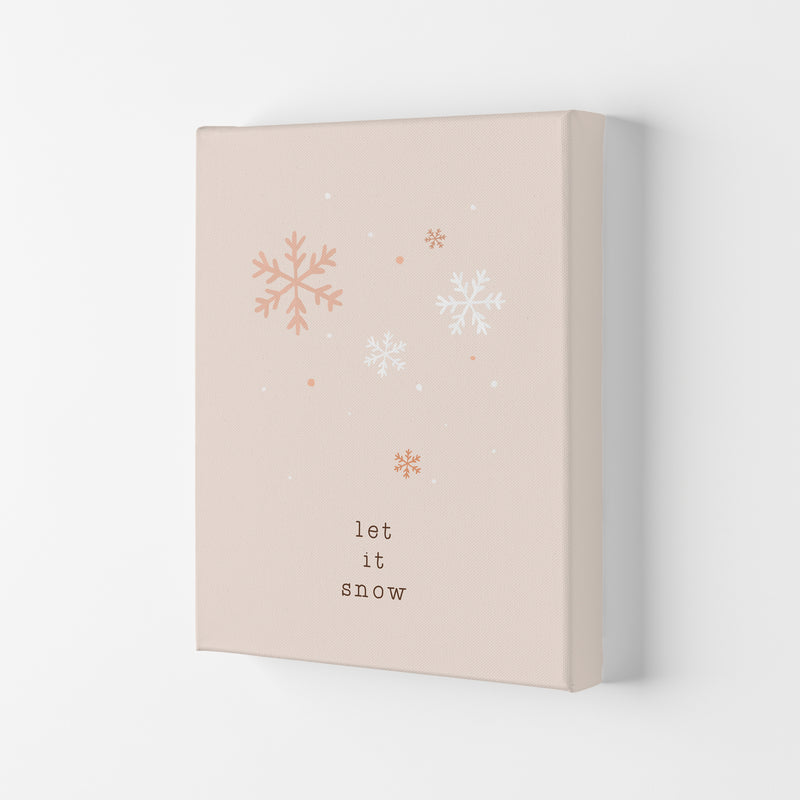 Let It Snow Christmas Art Print by Orara Studio Canvas