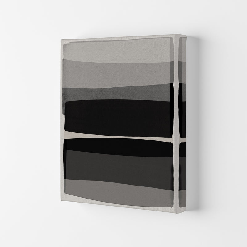 Modern Black and White Abstract Art Print by Orara Studio Canvas