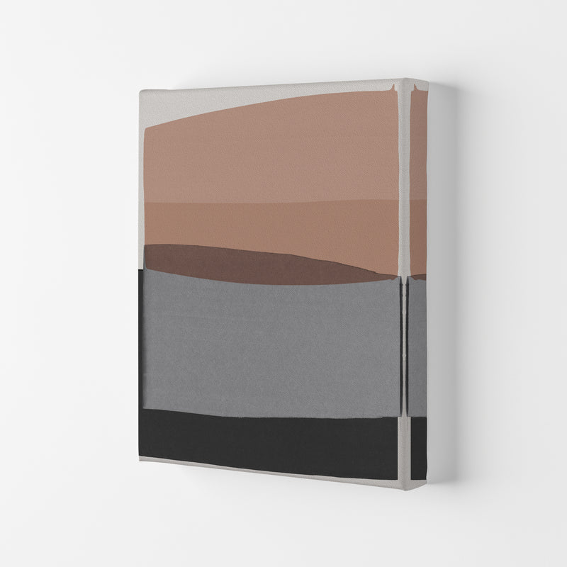 Modern Pink and Grey Abstract Art Print by Orara Studio Canvas