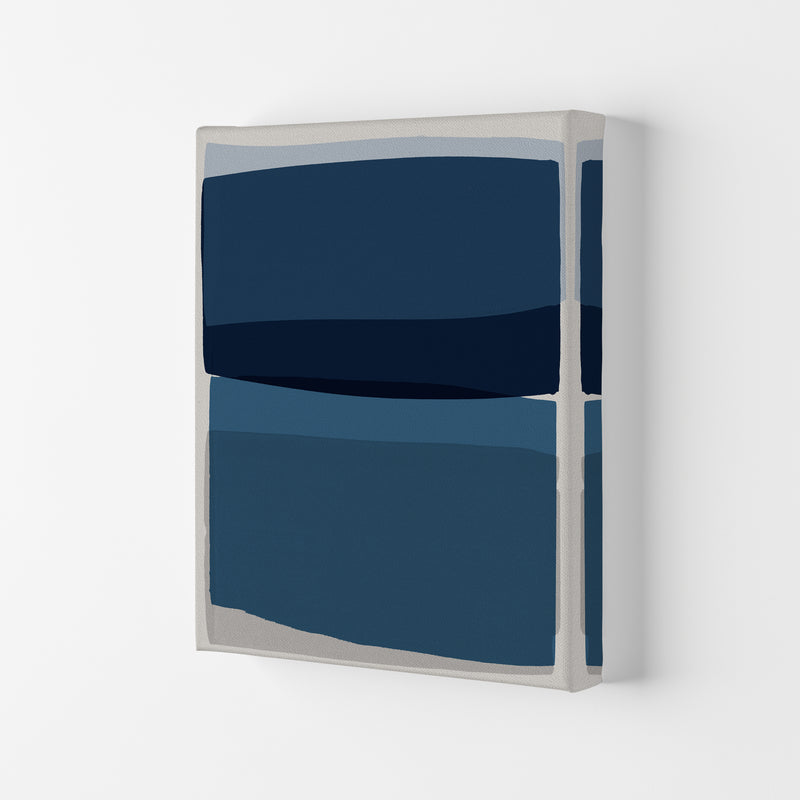 Modern Blue Abstract Art Print by Orara Studio Canvas