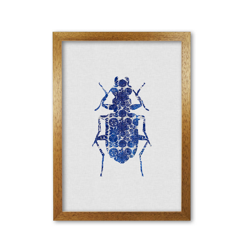 Blue Beetle II Print By Orara Studio Animal Art Print Oak Grain
