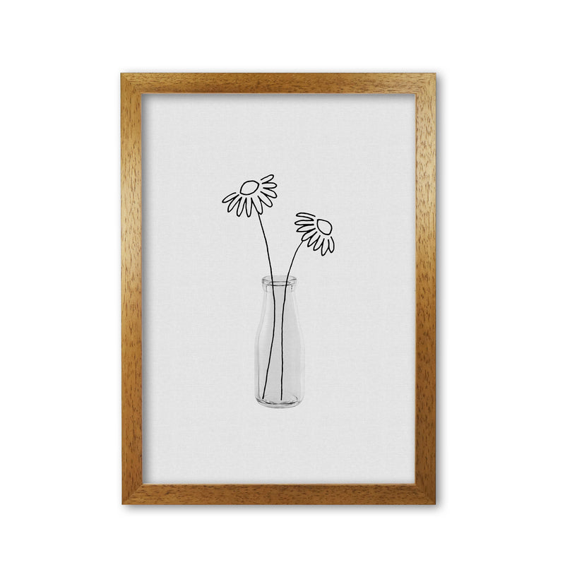 Flower Still Life II Print By Orara Studio, Framed Botanical & Nature Art Print Oak Grain