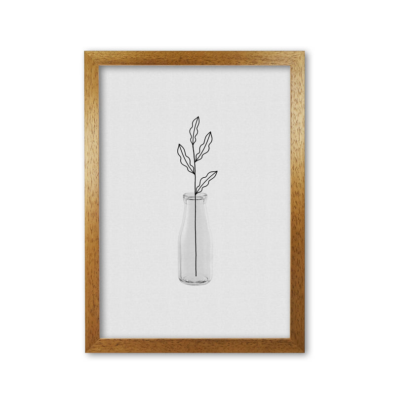 Leaf Still Life Print By Orara Studio, Framed Botanical & Nature Art Print Oak Grain