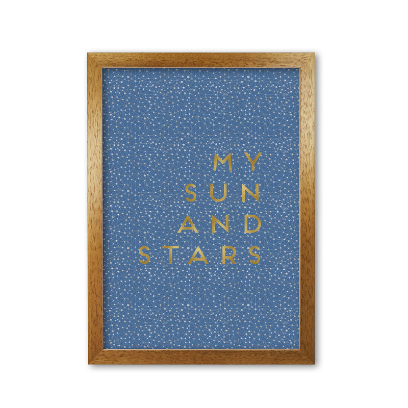 My Sun & Stars Print By Orara Studio Oak Grain