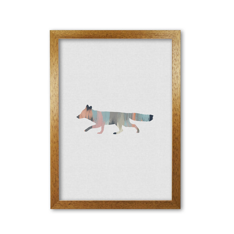 Pastel Fox Print By Orara Studio Animal Art Print Oak Grain