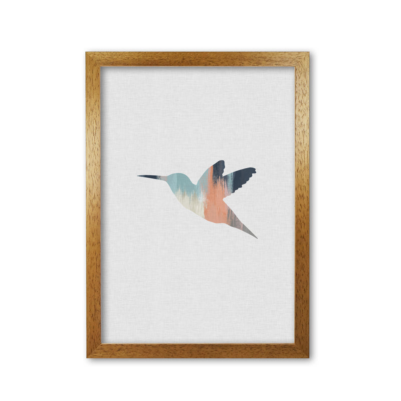 Pastel Hummingbird I Print By Orara Studio Animal Art Print Oak Grain