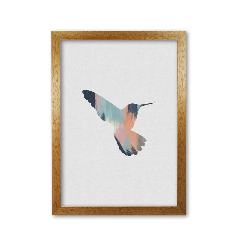 Pastel Hummingbird II Print By Orara Studio Animal Art Print Oak Grain