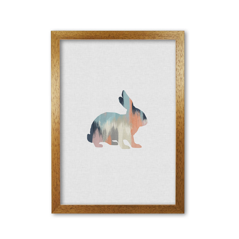 Pastel Rabbit Print By Orara Studio Animal Art Print Oak Grain