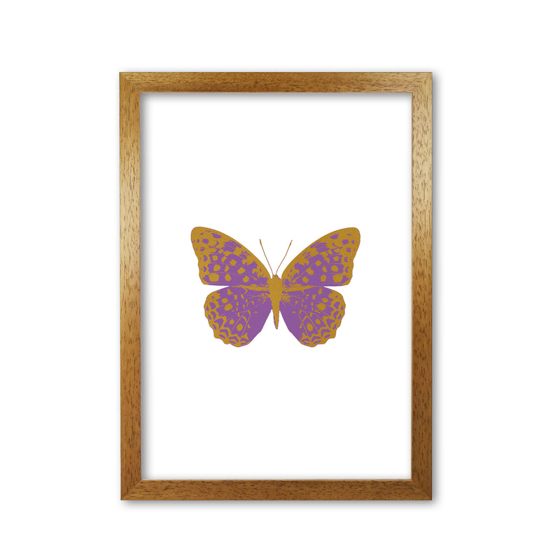 Purple Butterfly Print By Orara Studio Animal Art Print Oak Grain