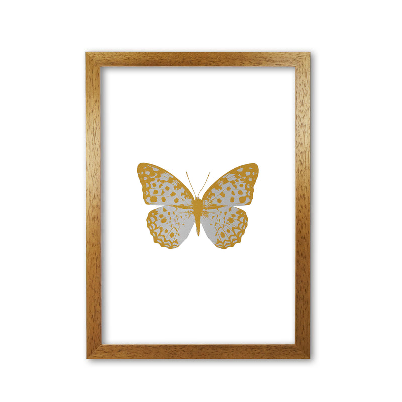 Silver Butterfly Print By Orara Studio Animal Art Print Oak Grain