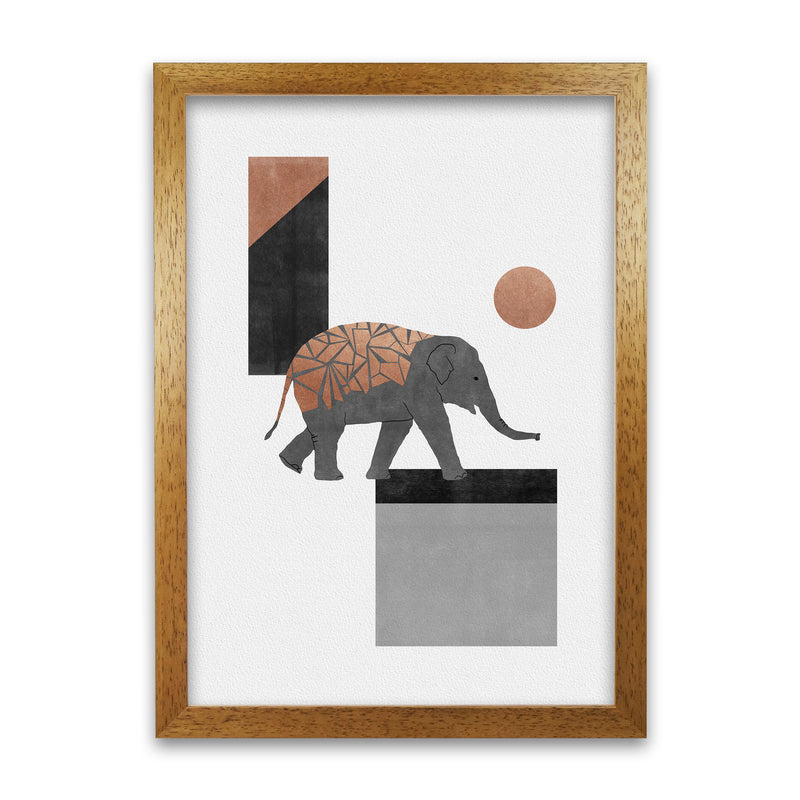 Elephant Mosaic I Art Print by Orara Studio A2 Black Frame