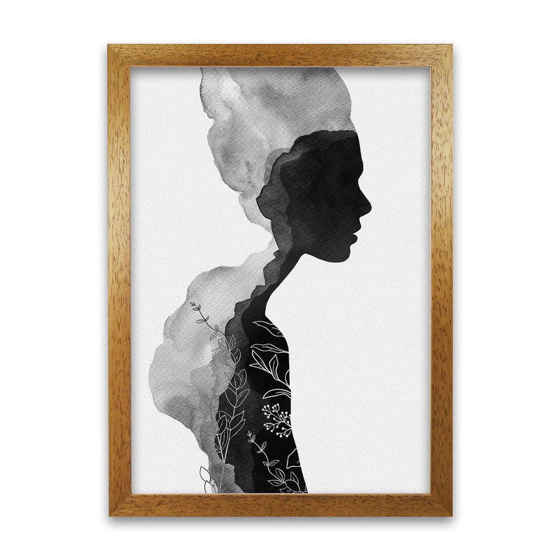 Her Art Print by Orara Studio A1 Oak Frame