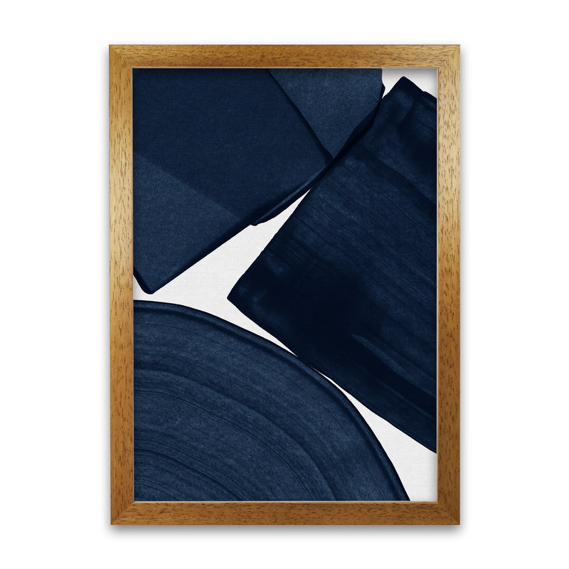 Minimalist Painting Blue II Art Print by Orara Studio A2 Black Frame