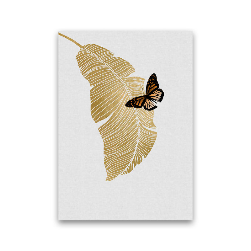 Butterfly & Palm Leaf Print By Orara Studio Print Only