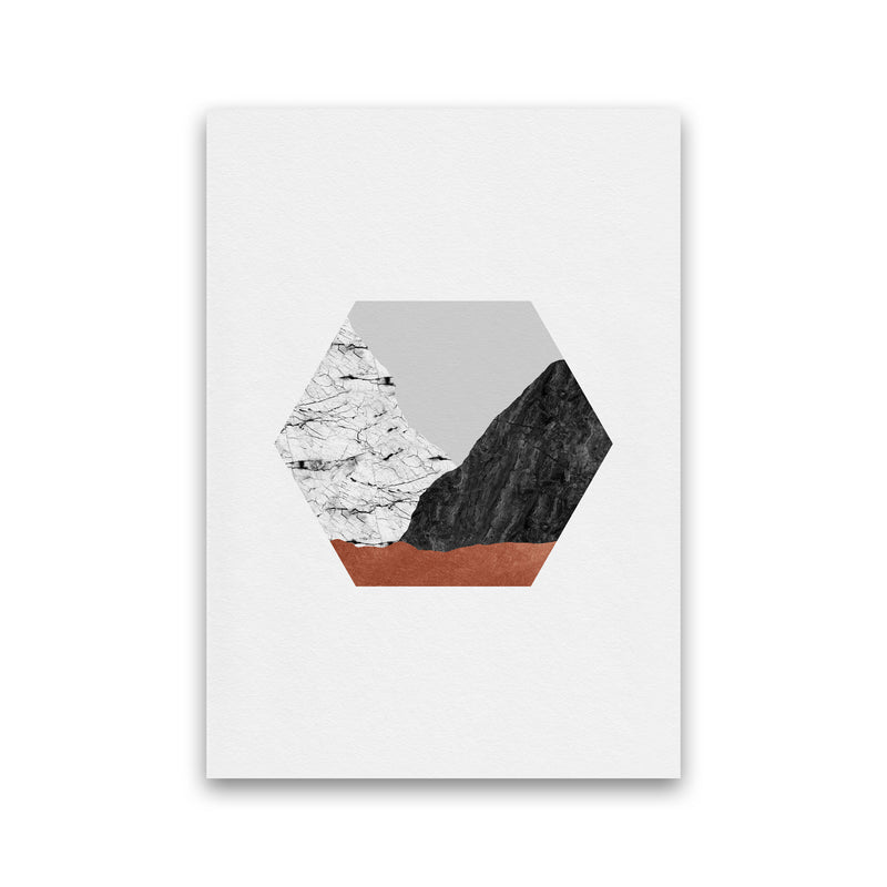 Copper Geometric I Print By Orara Studio Print Only