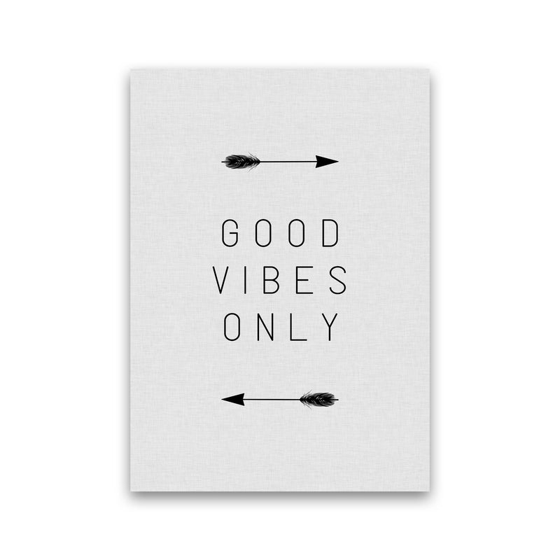 Good Vibes Only Arrow Quote Print By Orara Studio Print Only