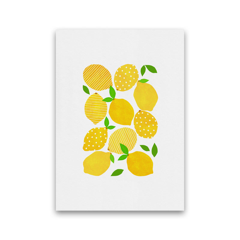 Lemon Crowd Print By Orara Studio, Framed Kitchen Wall Art Print Only