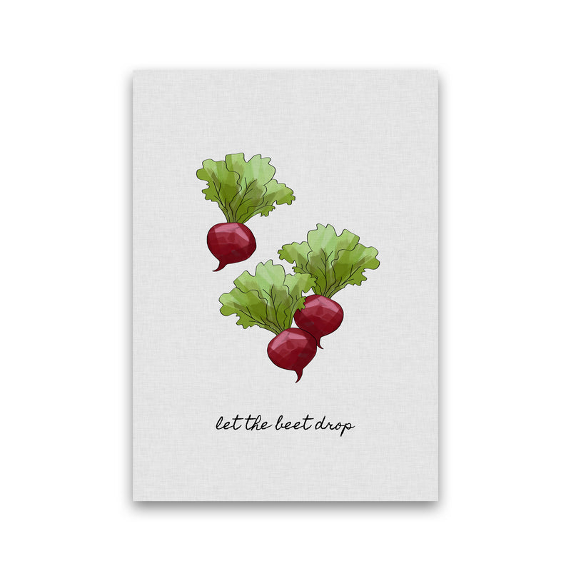Let The Beet Drop Print By Orara Studio, Framed Kitchen Wall Art Print Only