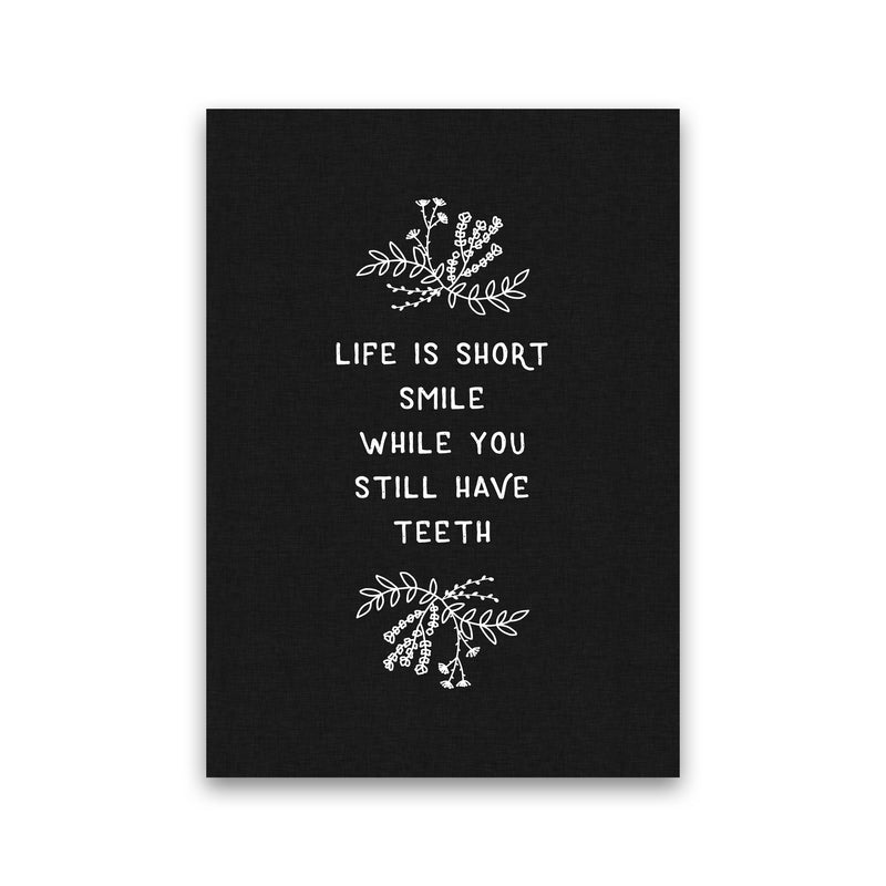 Life Is Short Funny Quote Print By Orara Studio Print Only