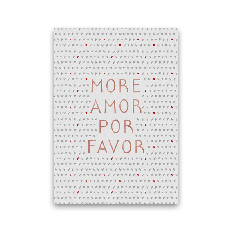 More Amor Pink Love Quote Print By Orara Studio Print Only