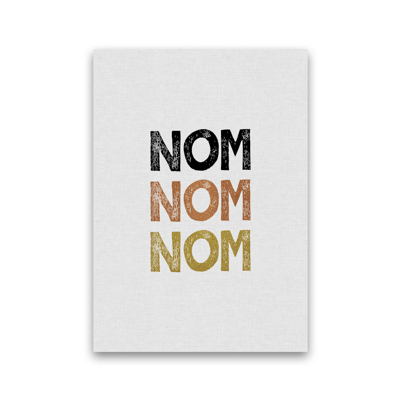 Nom Nom Nom Print By Orara Studio, Framed Kitchen Wall Art Print Only