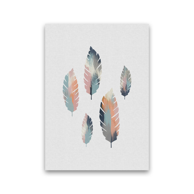 Pastel Leaves Print By Orara Studio, Framed Botanical & Nature Art Print Print Only