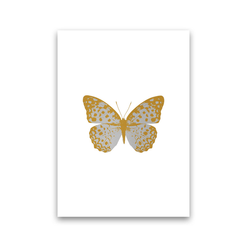 Silver Butterfly Print By Orara Studio Animal Art Print Print Only