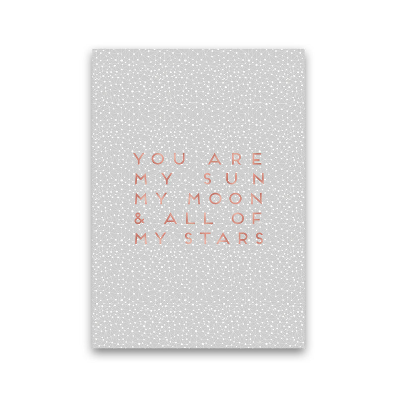 Sun, Moon & Stars Love Quote Print By Orara Studio Print Only