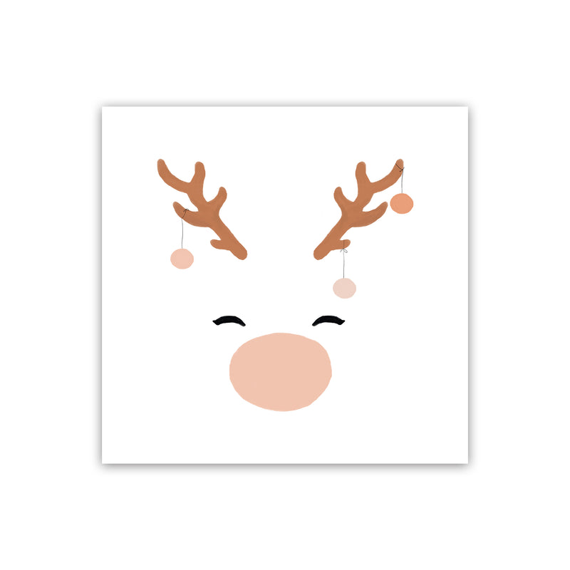 Deer & Baubles Christmas Art Print by Orara Studio Print Only