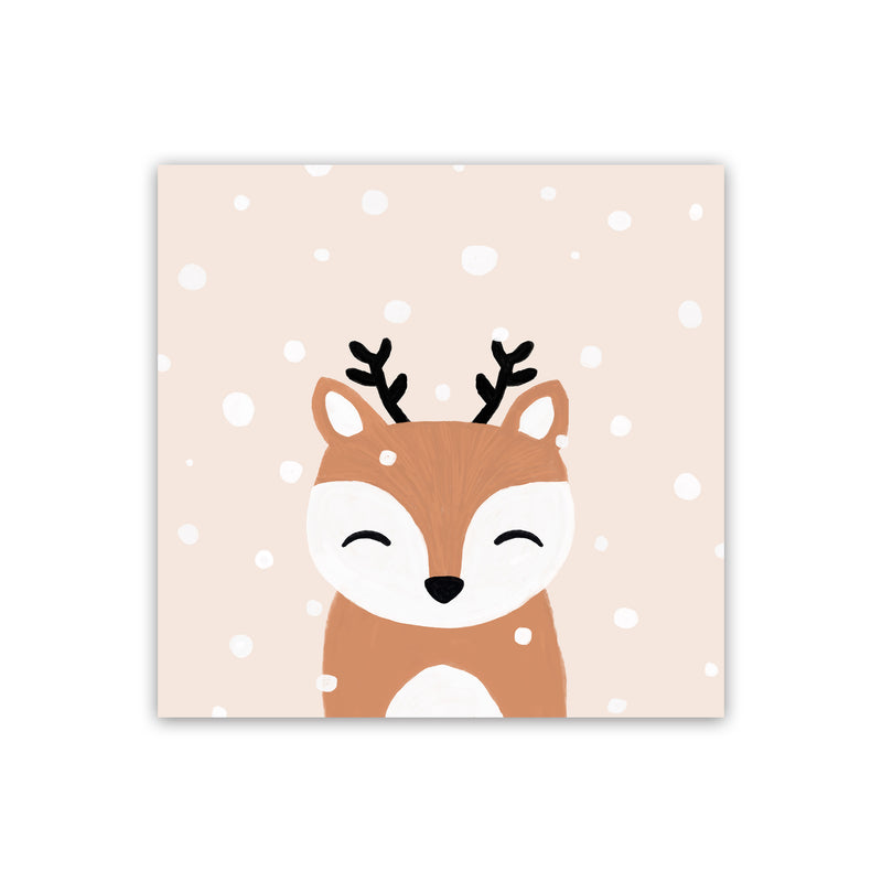Snow & Deer Christmas Art Print by Orara Studio Print Only