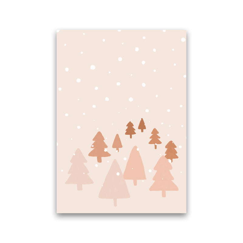 Winter Forest Christmas Art Print by Orara Studio Print Only
